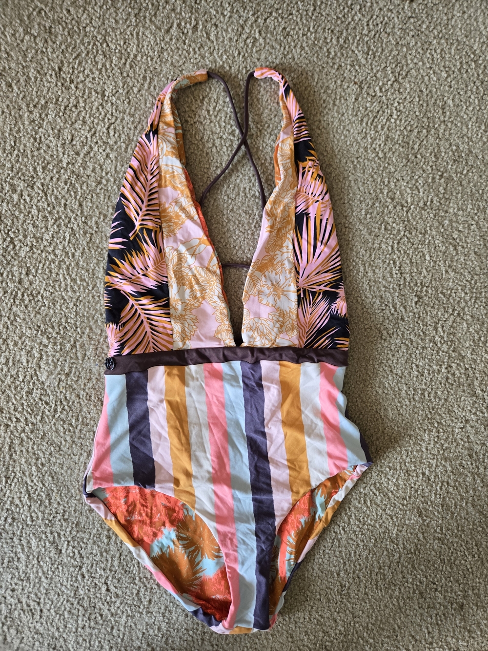 Maaji Tropical Mixed-Print Reversible One-Piece Swimsuit